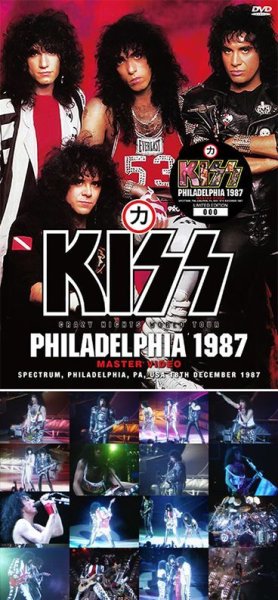 Photo1: KISS - PHILADELPHIA 1987 MASTER VIDEO DVD (1)