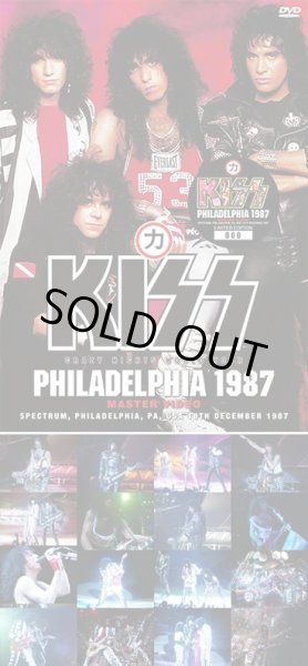 Photo1: KISS - PHILADELPHIA 1987 MASTER VIDEO DVD ★★★STOCK ITEM / HOT WINTER SALE★★★  (1)