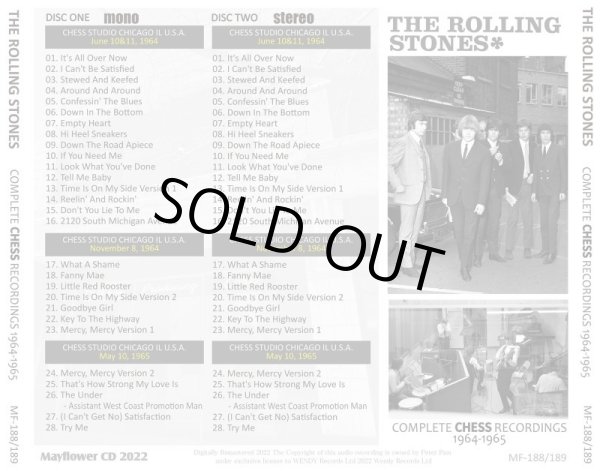 Photo2: THE ROLLING STONES - COMPLETE CHESS RECORDINGS 1964-1965  2CD [MAYFLOWER]  ★★★STOCK ITEM / HOT SPRING SALE★★★ (2)