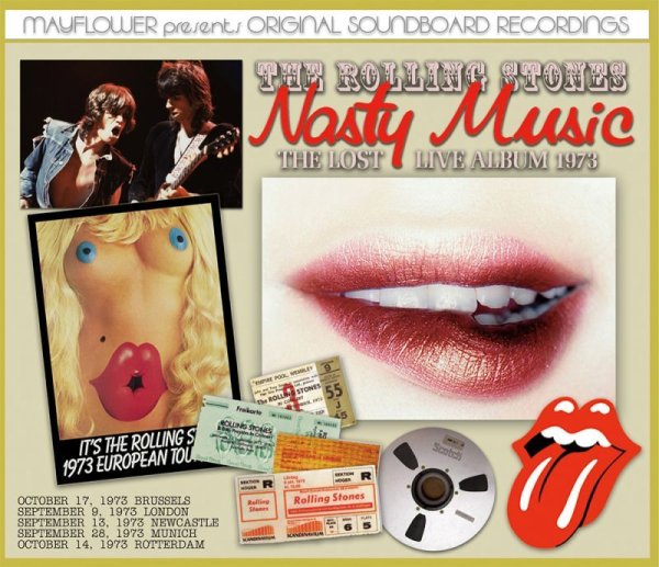 Photo1: THE ROLLING STONES - NASTY MUSIC - THE LOST LIVE ALBUM [MAYFLOWER] (1)