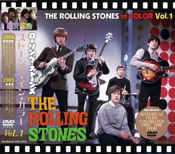 Photo1: THE ROLLING STONES - STONES IN COLOR Vol.1 DVD [MAYFLOWER] (1)