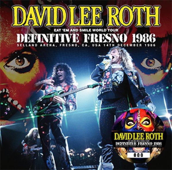 Photo1: DAVID LEE ROTH - DEFINITIVE FRESNO 1986 2CD plus Bonus DVDR "MONTREAL 1986 [ZODIAC 545] (1)