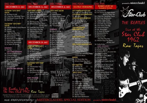Photo2: THE BEATLES - LIVE AT THE STAR CLUB RAW TAPES 5CD [MISTERCLAUDEL] (2)