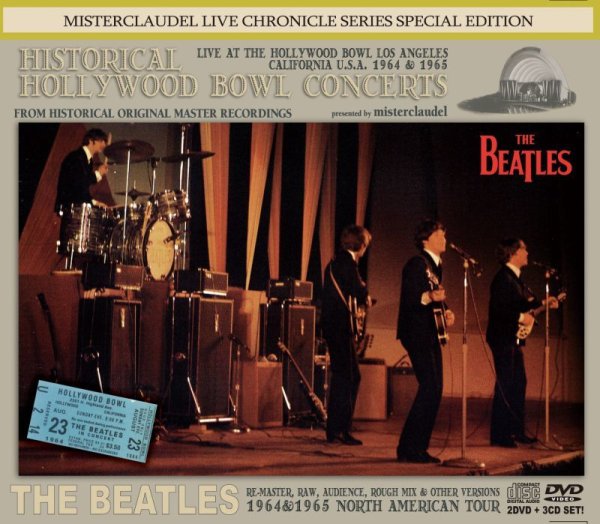 Photo1: THE BEATLES - HISTORICAL HOLLYWOOD BOWL CONCERTS 3CD + 2DVD [MISTERCLAUDEL] (1)