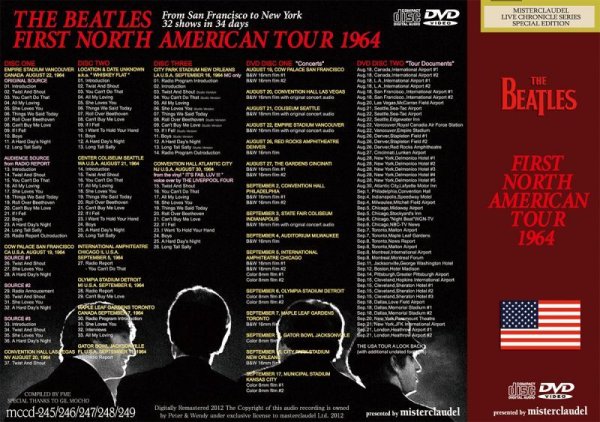 Photo2: THE BEATLES - FIRST NORTH AMERICAN TOUR 1964 3CD + 2DVD [MISTERCLAUDEL] (2)