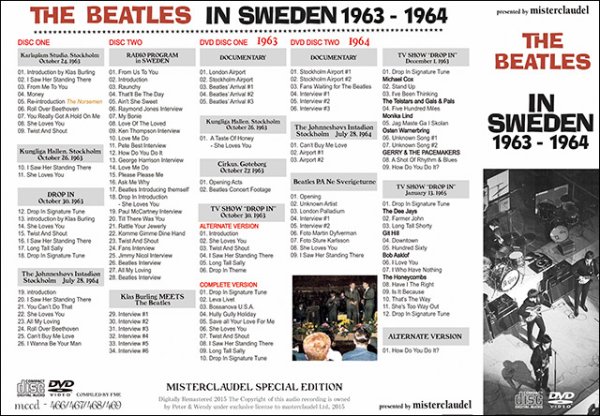 Photo2: THE BEATLES - THE BEATLES IN SWEDEN 1963-1964 2CD+2DVD with BOOKLET [MISTERCLAUDEL] (2)