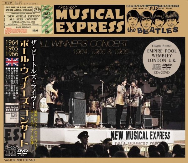 Photo1: THE BEATLES - NME POLL WINNERS' CONCERT 2CD + DVD [VALKYRIE RECORDS] (1)