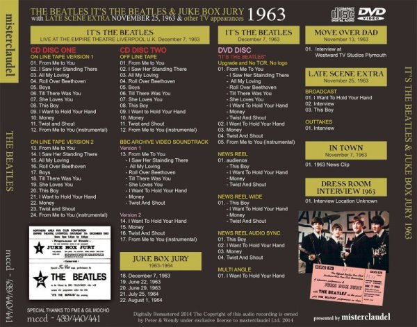 Photo2: THE BEATLES - IT'S THE BEATLES & JUKE BOX JURY 2CD + 2DVD [MISTERCLAUDEL] (2)