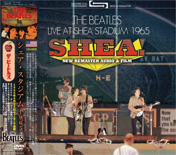 Photo1: THE BEATLES - 1965 LIVE AT SHEA STADIUM NEW REMASTER AUDIO & FILM CD + DVD [VALKYRIE RECORDS] (1)