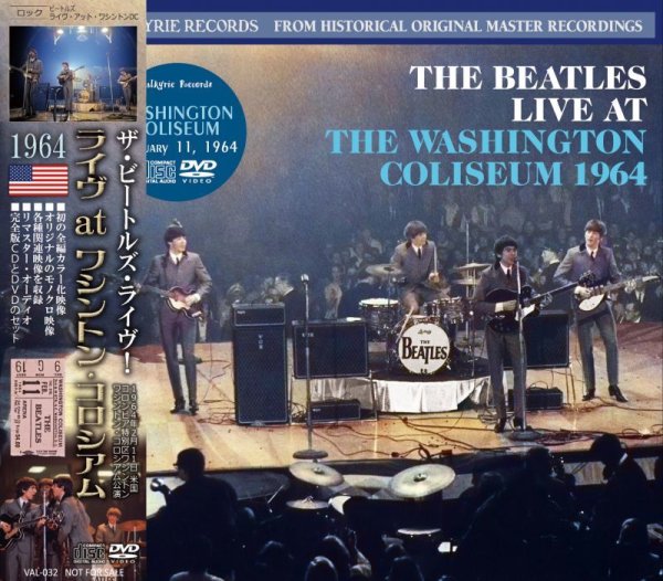 Photo1: THE BEATLES - LIVE AT WASHINGTON 1964 CD + DVD [VALKYRIE RECORDS] (1)