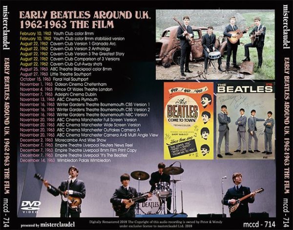 Photo2: THE BEATLES - EARLY BEATLES AROUND U.K. 1962-1963 THE FILM DVD [MISTERCLAUDEL] (2)