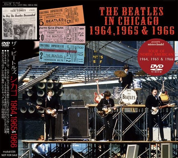 Photo1: THE BEATLES - THE BEATLES IN CHICAGO 1964, 1965 & 1966 DVD [MISTERCLAUDEL] (1)