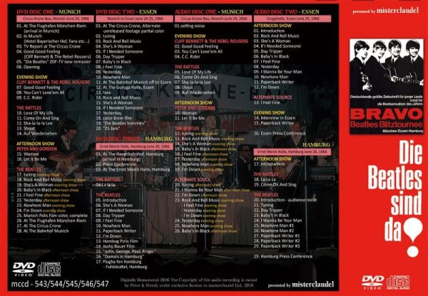 Photo2: THE BEATLES - BRAVO BEATLES BLITZTOURNEE 3DVD + 2CD with TOUR PROGRAM [MISTERCLAUDEL] (2)