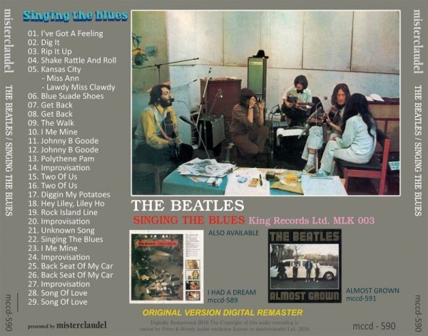 Photo2: THE BEATLES - SINGING THE BLUES CD [MISTERCLAUDEL] (2)