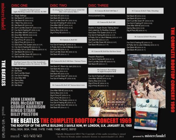 Photo4: THE BEATLES - COMPLETE ROOFTOP CONCERT with LET IT BE the film 3CD + 2DVD [MISTERCLAUDEL] (4)