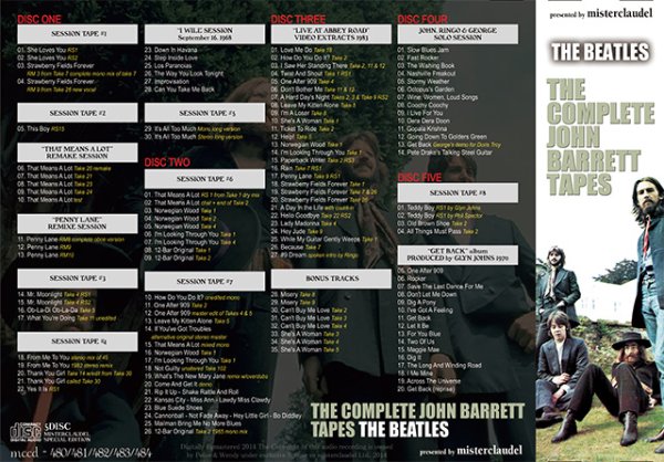 Photo2: THE BEATLES - COMPLETE JOHN BARRETT TAPES 5CD [MISTERCLAUDEL] (2)