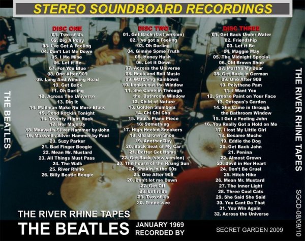 Photo2: THE BEATLES - THE RIVER RHINE TAPES 3CD [SECRET GARDEN] (2)