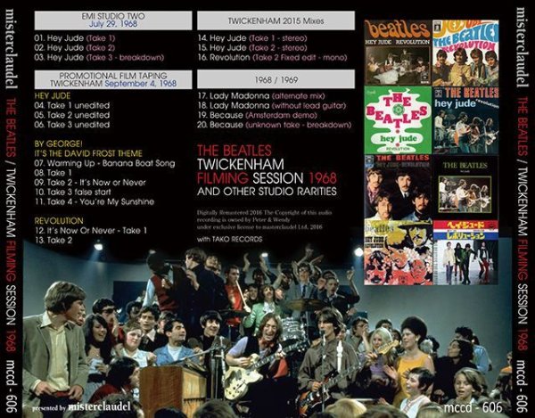 Photo2: THE BEATLES - TWICHENHAM FILMING SESSION 1968 CD [MISTERCLAUDEL] (2)