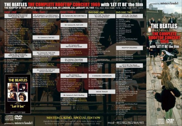 Photo2: THE BEATLES - COMPLETE ROOFTOP CONCERT with LET IT BE the film 3CD + 2DVD [MISTERCLAUDEL] (2)