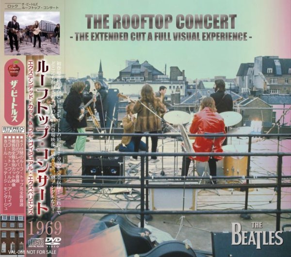 Photo1: THE BEATLES - 1969 THE ROOFTOP CONCERT THE EXTENDED CUT A FULL VISUAL EXPERIENCE CD + DVD [VALKYRIE RECORDS] (1)