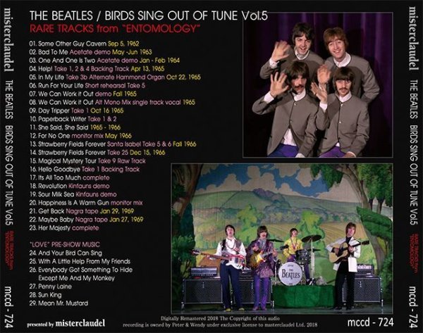 Photo2: THE BEATLES - BIRDS SING OUT OF TUNE VOL.5 CD  [MISTERCLAUDEL] (2)