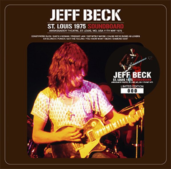 Photo1: JEFF BECK - ST. LOUIS 1975 SOUNDBOARD CD [Wardour-543] (1)