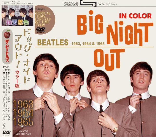 Photo1: THE BEATLES - BIG NIGHT OUT! 1963, 1964 and 1965 in COLOR 2DVD [VALKYRIE RECORDS] (1)