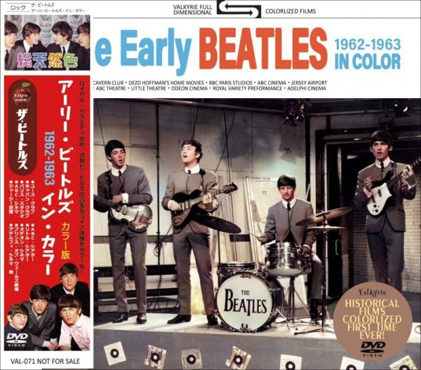 Photo1: THE BEATLES - EARLY BEATLES 1962-1963 IN COLOR DVD [VALKYRIE RECORDS] (1)