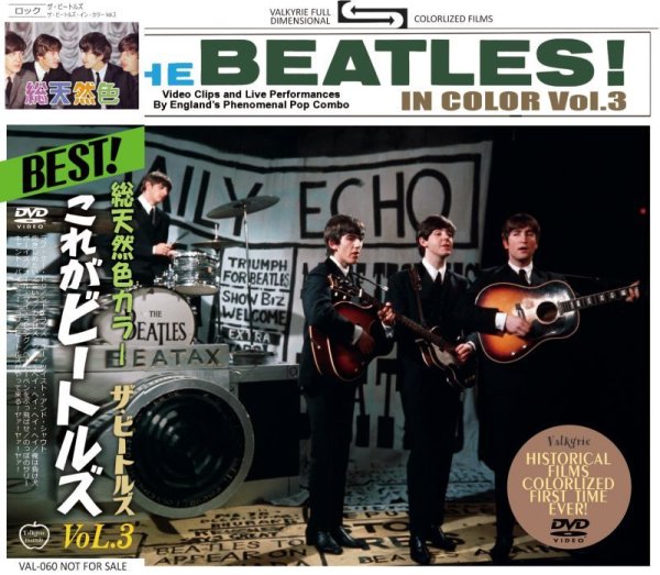 Photo1: THE BEATLES - THE BEATLES IN COLOR Vol.3 DVD [VALKYRIE RECORDS] (1)