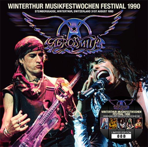 Photo1: AEROSMITH - WINTERTHUR MUSIKFESTWOCHEN FESTIVAL 1990 2CD [ZODIAC 574] (1)