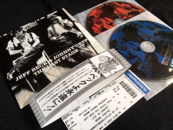 Photo3: JEFF BECK & JOHNNY DEPP- THE LAST STAGE 2CD J&J COVER  [EMPRESS VALLEY] (3)
