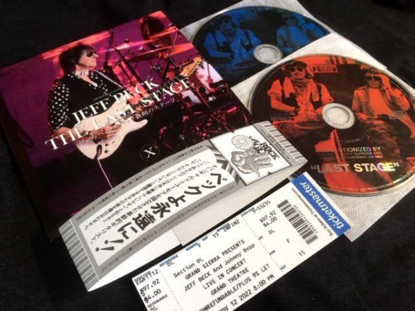 Photo3: JEFF BECK & JOHNNY DEPP- THE LAST STAGE 2CD JEFF COVER  [EMPRESS VALLEY] (3)