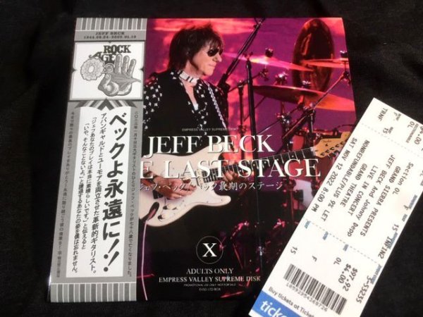 Photo1: JEFF BECK & JOHNNY DEPP- THE LAST STAGE 2CD JEFF COVER  [EMPRESS VALLEY] (1)