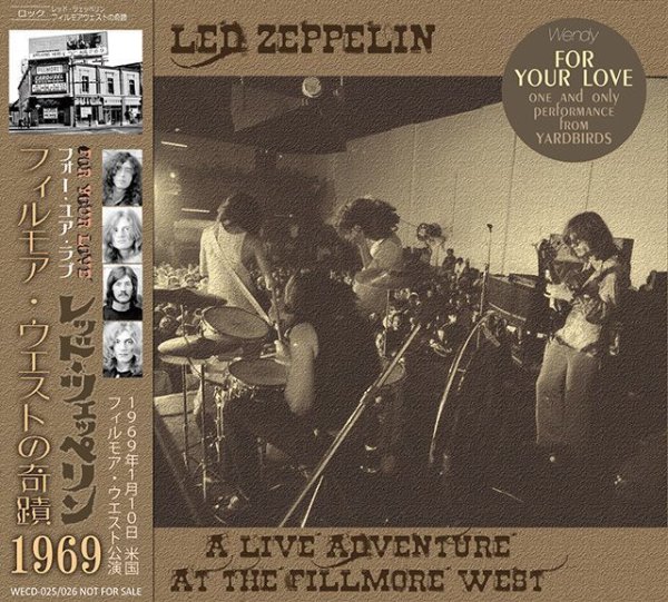Photo1: LED ZEPPELIN - A LIVE ADVENTURE AT THE FILLMORE WEST 2CD [WENDY] (1)
