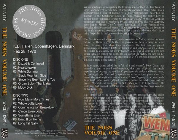 Photo2: LED ZEPPELIN - THE NOBS / VOLUME ONE 2CD [WENDY] (2)