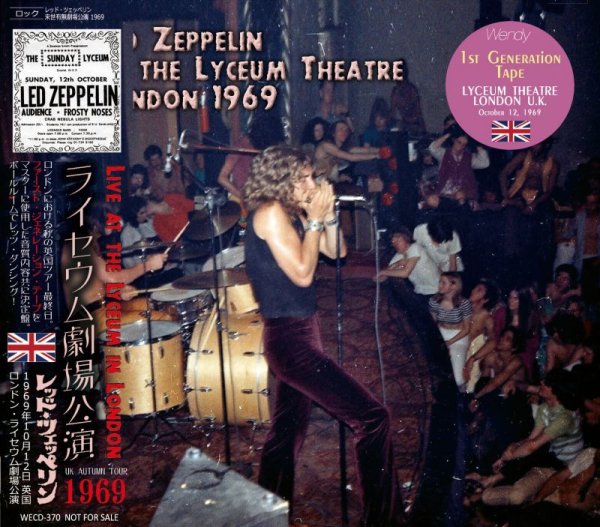 Photo1: LED ZEPPELIN - 1969 AT THE LYCEUM THEATRE CD [WENDY] (1)