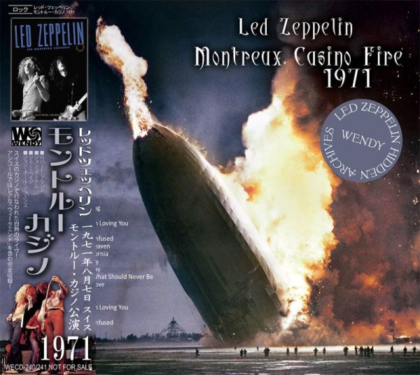 Photo1: LED ZEPPELIN - MONTREUX CASINO FIRE 2CD [WENDY] (1)