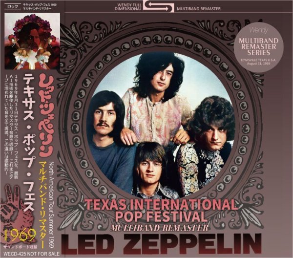 Photo1: LED ZEPPELIN - 1969 TEXAS INTERNATIONAL POP FESTIVAL MULTIBAND REMASTER CD [WENDY] (1)