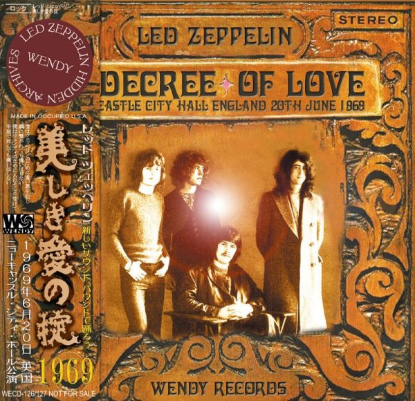 Photo1: LED ZEPPELIN - A DECREE OF LOVE 2CD [WENDY] (1)