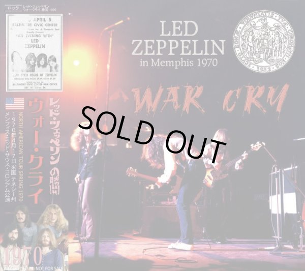 Photo1: LED ZEPPELIN - 1970 WAR CRY 2CD [WENDY] (1)