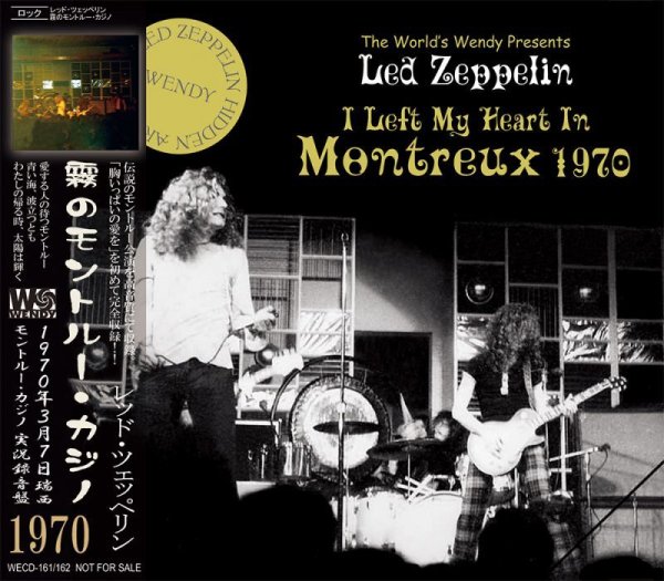Photo1: LED ZEPPELIN - I LEFT MY HEART IN MONTREUX 1970 2CD [WENDY] (1)