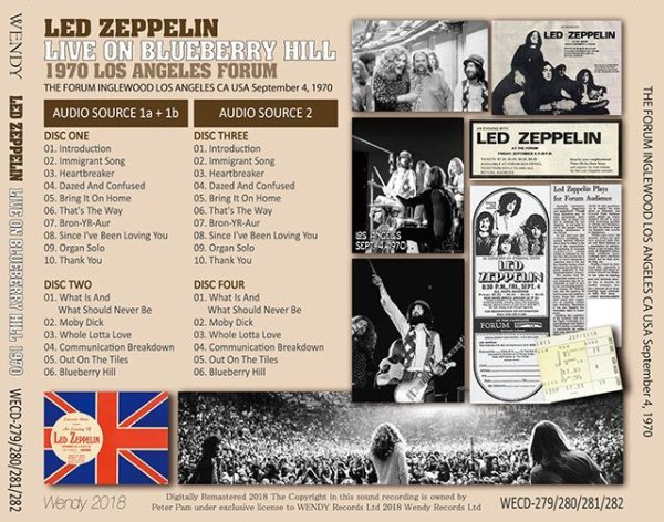Photo5: LED ZEPPELIN - LIVE ON BLUEBERRY HILL 1970 9CD [WENDY] (5)