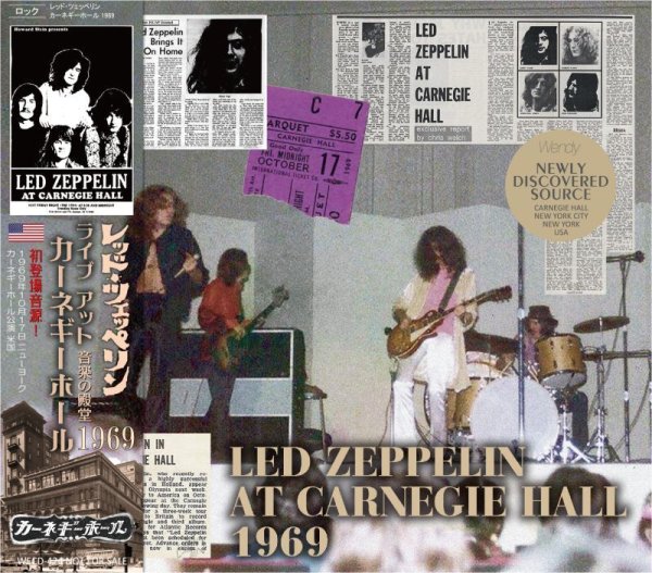 Photo1: LED ZEPPELIN - 1969 AT CARNEGIE HALL CD [WENDY] (1)