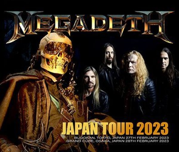 Photo1: MEGADETH - JAPAN TOUR 2023 4CDR [Shades 1705] (1)