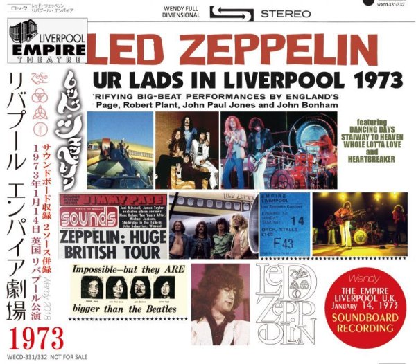Photo1: LED ZEPPELIN - 1973 FOUR LADS IN LIVERPOOL 2CD [WENDY] (1)
