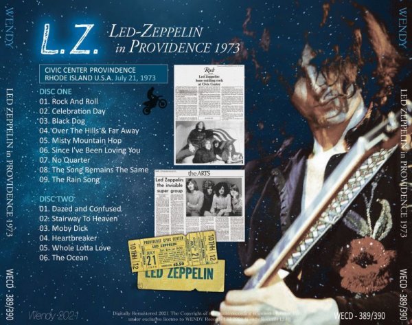 Photo2: LED ZEPPELIN - 1973 L.Z. IN PROVIDENCE 2CD [WENDY] (2)
