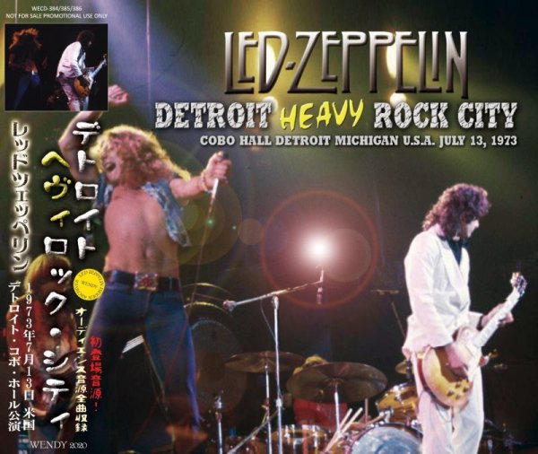 Photo1: LED ZEPPELIN - 1973 DETROIT HEAVY ROCK CITY 3CD [WENDY] (1)