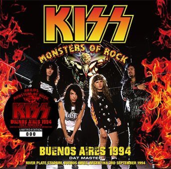 Photo1: KISS - BUENOS AIRES 1994 DAT MASTER 2CD plus Bonus MONSTERS OF ROCK Buenos Aires 1994 Bonus DVDR [ZODIAC 585] (1)