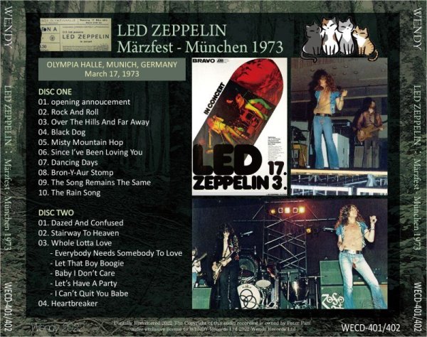 Photo2: LED ZEPPELIN - 1973 MARZFEST MUNICH 2CD [WENDY] (2)