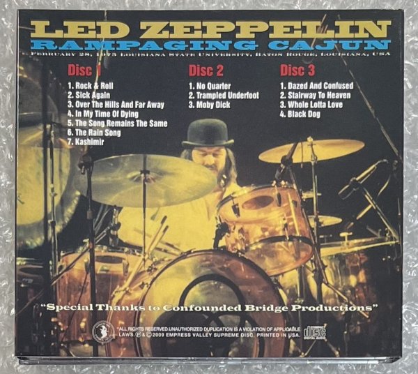 Photo2: LED ZEPPELIN - RAMPAGING CAJUN 6CD DELUXE EDITION MUST HAVE!  [EMPRESS VALLEY] ★★★STOCK ITEM / OUT OF PRINT / VERY RARE★★★ (2)